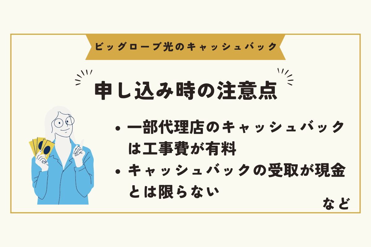 ビッグローブ光　キャッシュバック